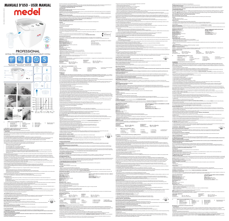 First page image of the manual for Professional