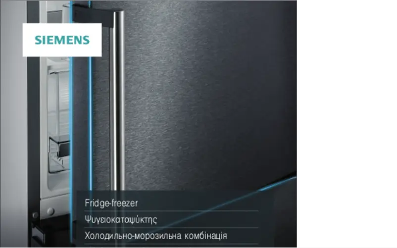 First page image of the manual for KG55NVL20M