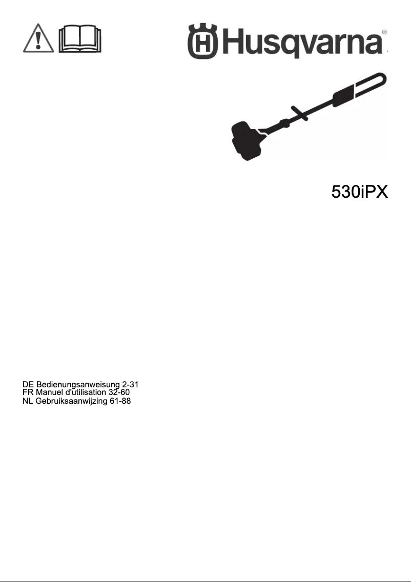 Page 1 of the manual User Manual Husqvarna 530iPX