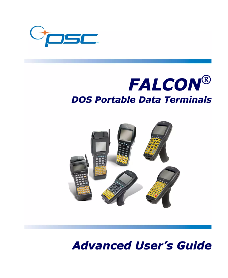 First page image of the manual for Falcon 345