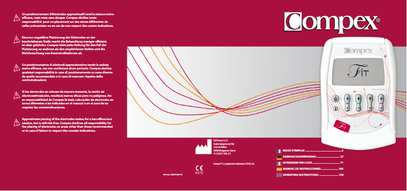 First page image of the manual for Fit