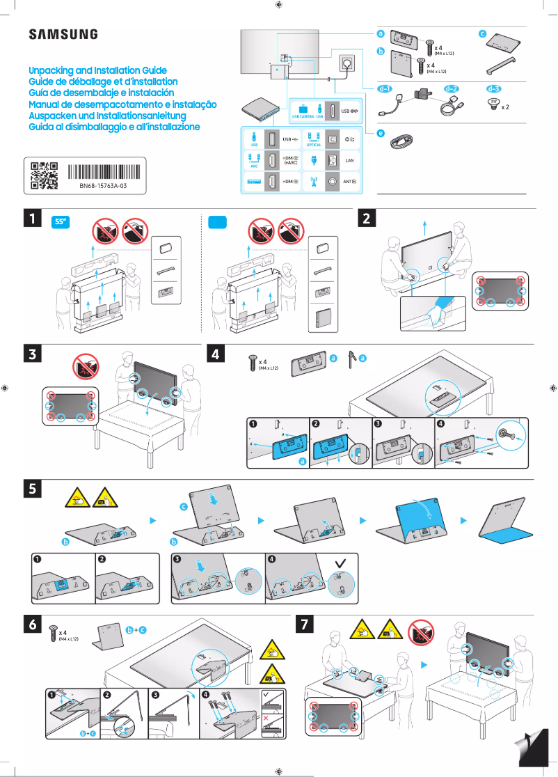 Page 1 of the manual User Manual Samsung QA65QN900CK