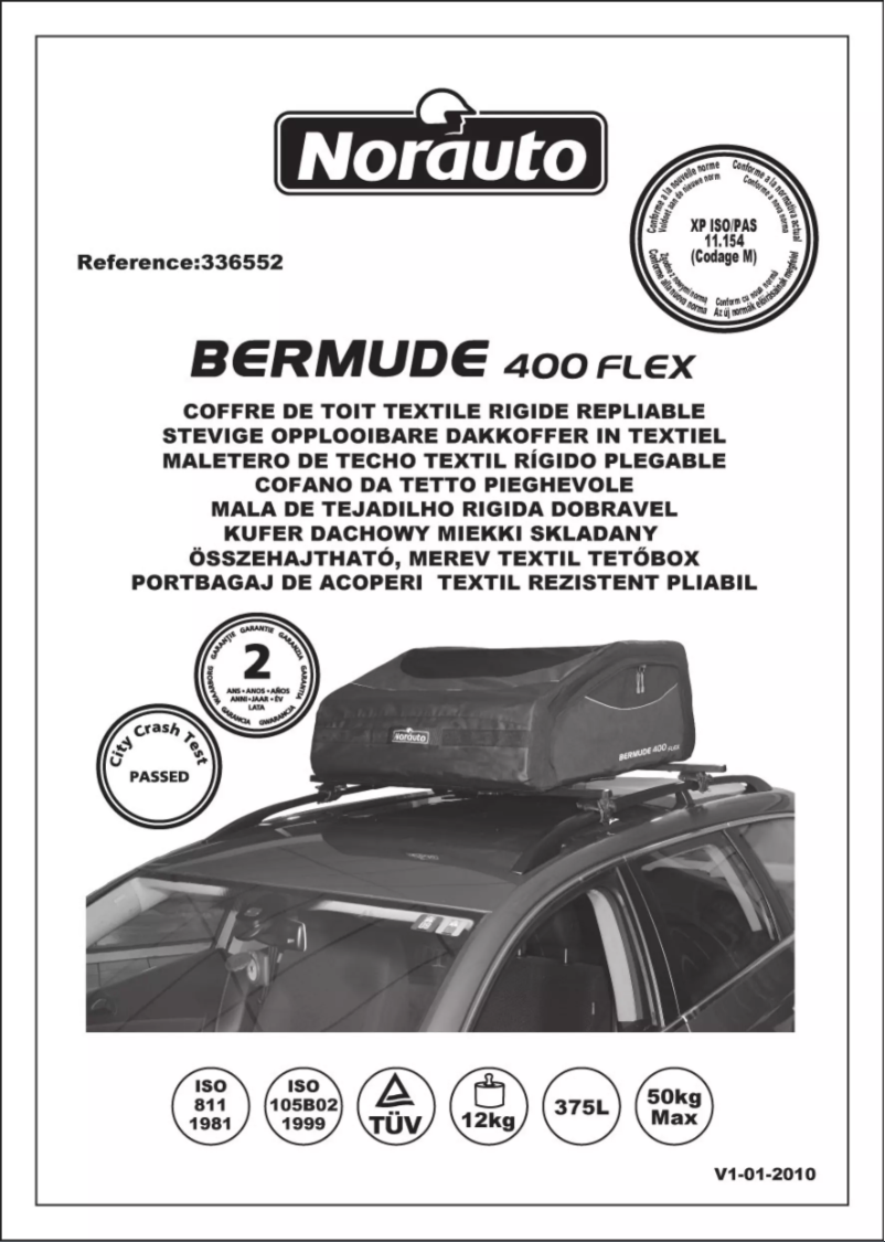 First page image of the manual for Bermude 400 Flex