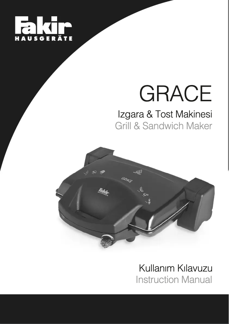 First page image of the manual for Grace