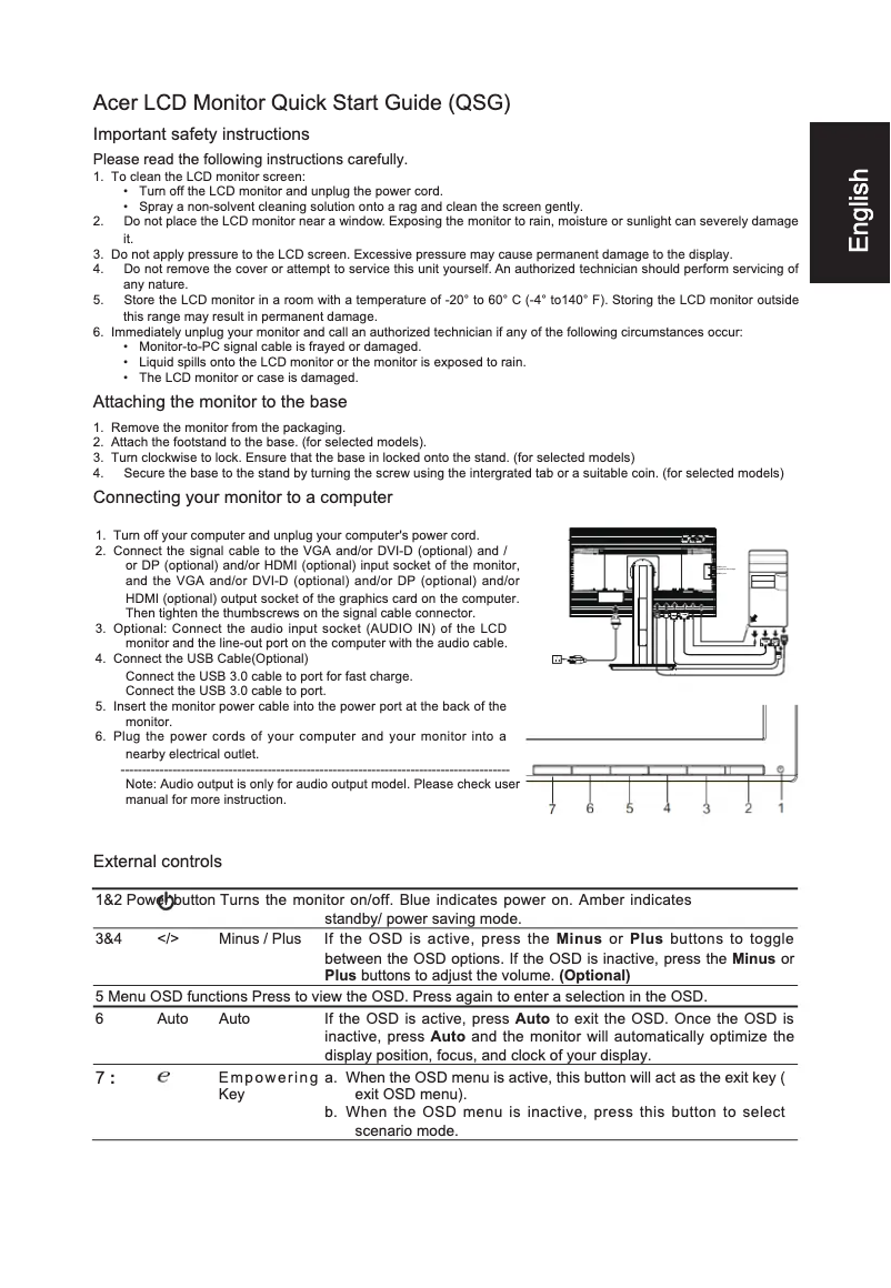 First page image of the manual for B246HYL