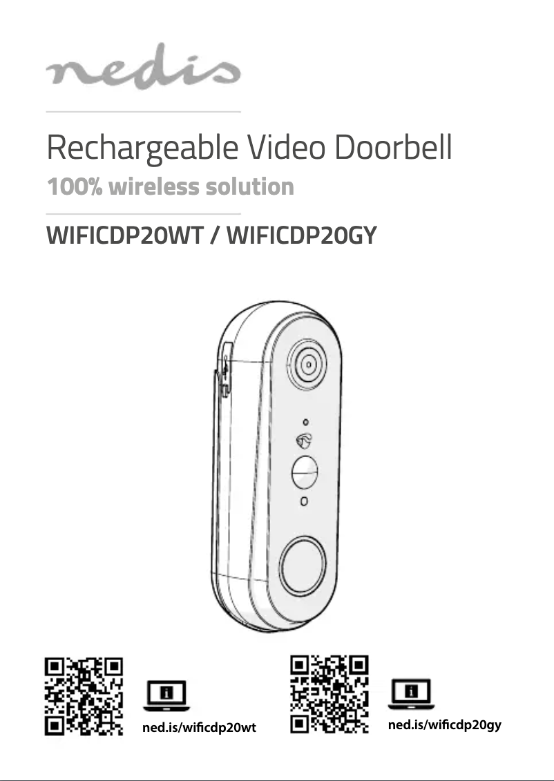 Page 1 of the manual User Manual Nedis WIFICDP30WT