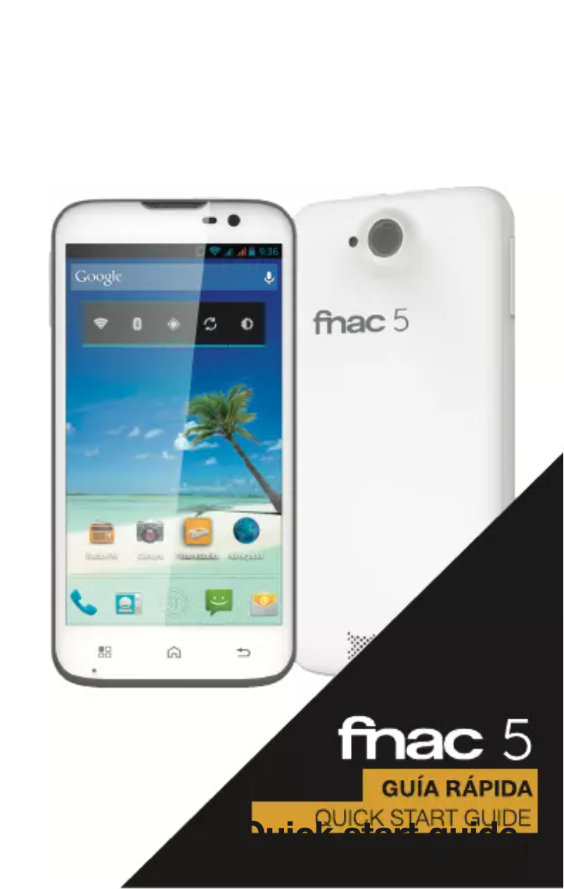 Page 1 of the manual User Manual bq Fnac 5