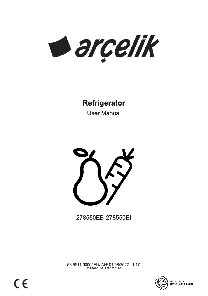 First page image of the manual for 278550 IEB