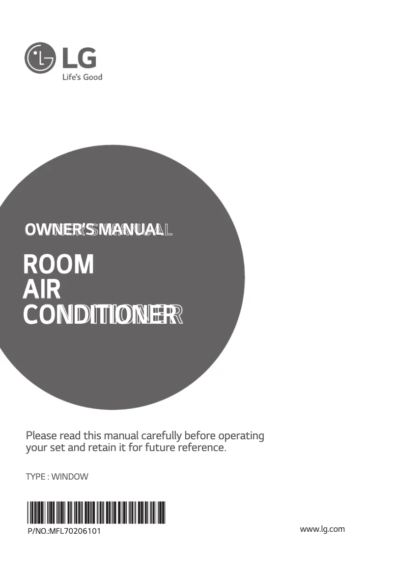 Page 1 of the manual User Manual LG LA200SC