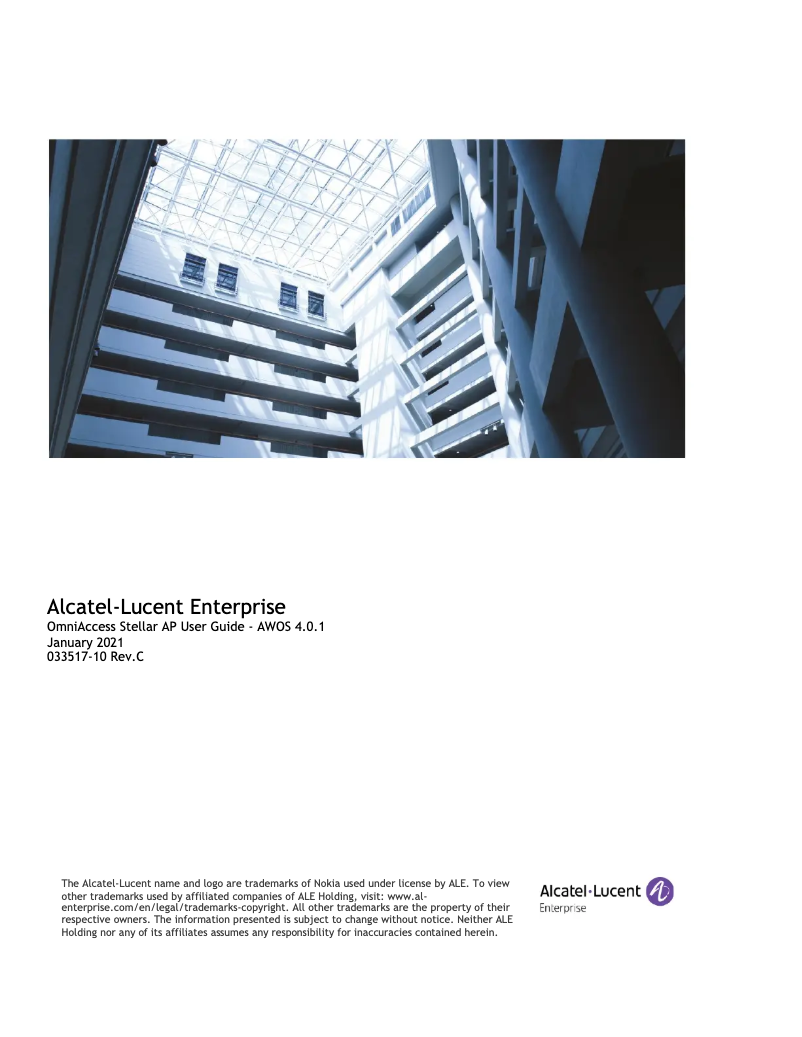 First page image of the manual for AP1201