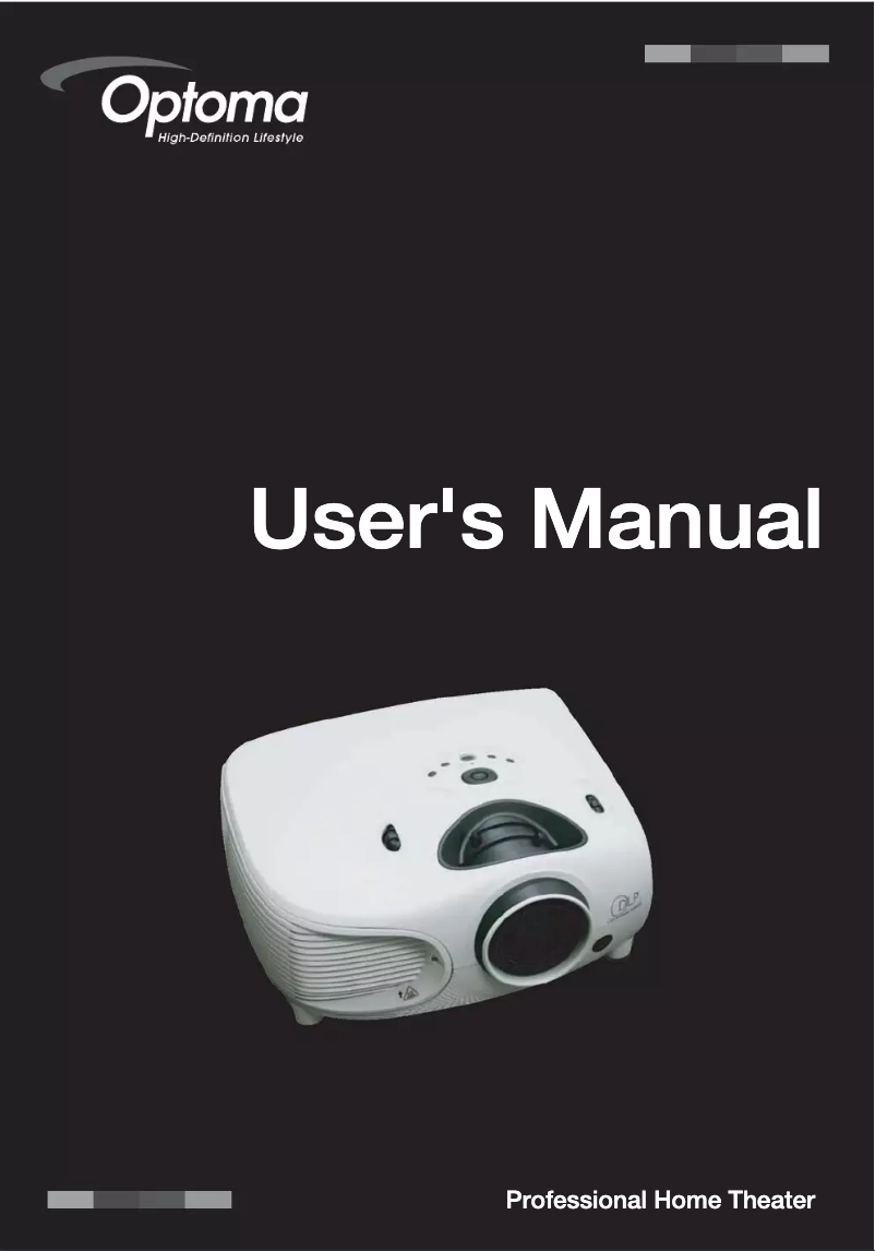 First page image of the manual for HD7100