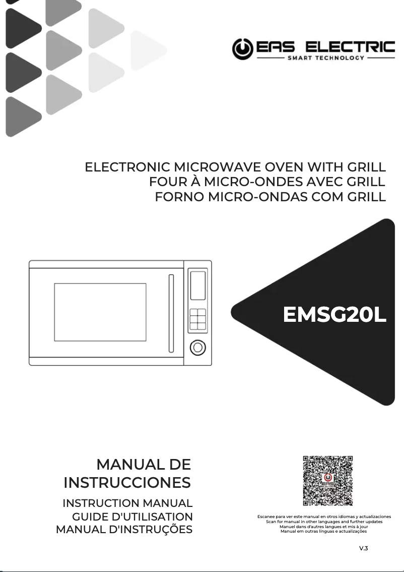 First page image of the manual for EMSG20L