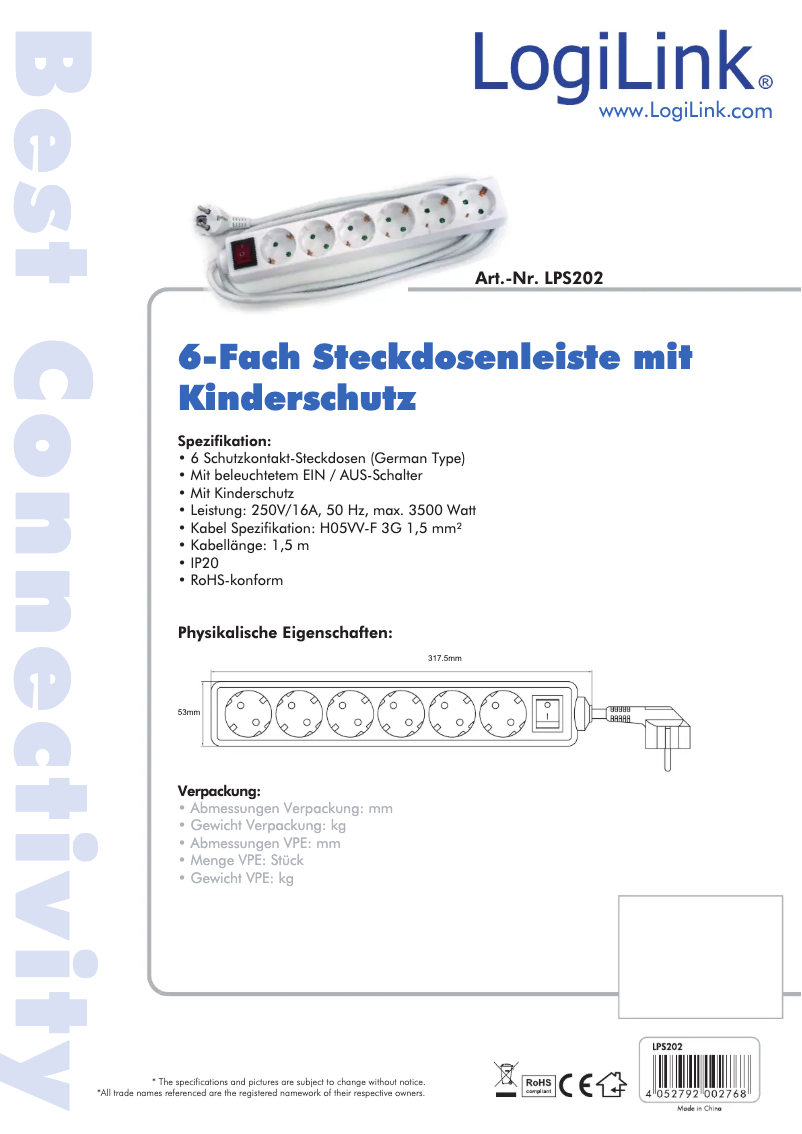 Image de la première page du manuel de l'appareil LPS202