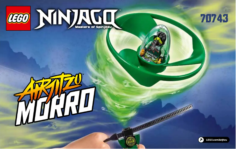 First page image of the manual for Ninjago 70743