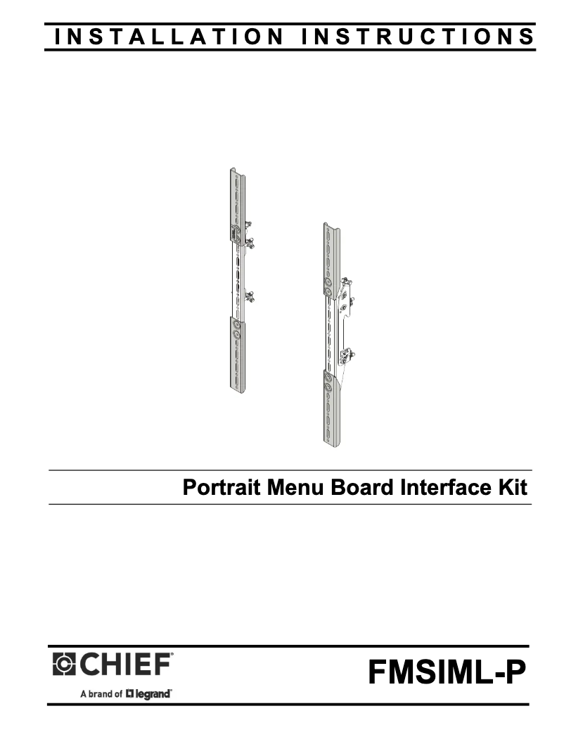 First page image of the manual for FMSIML-P