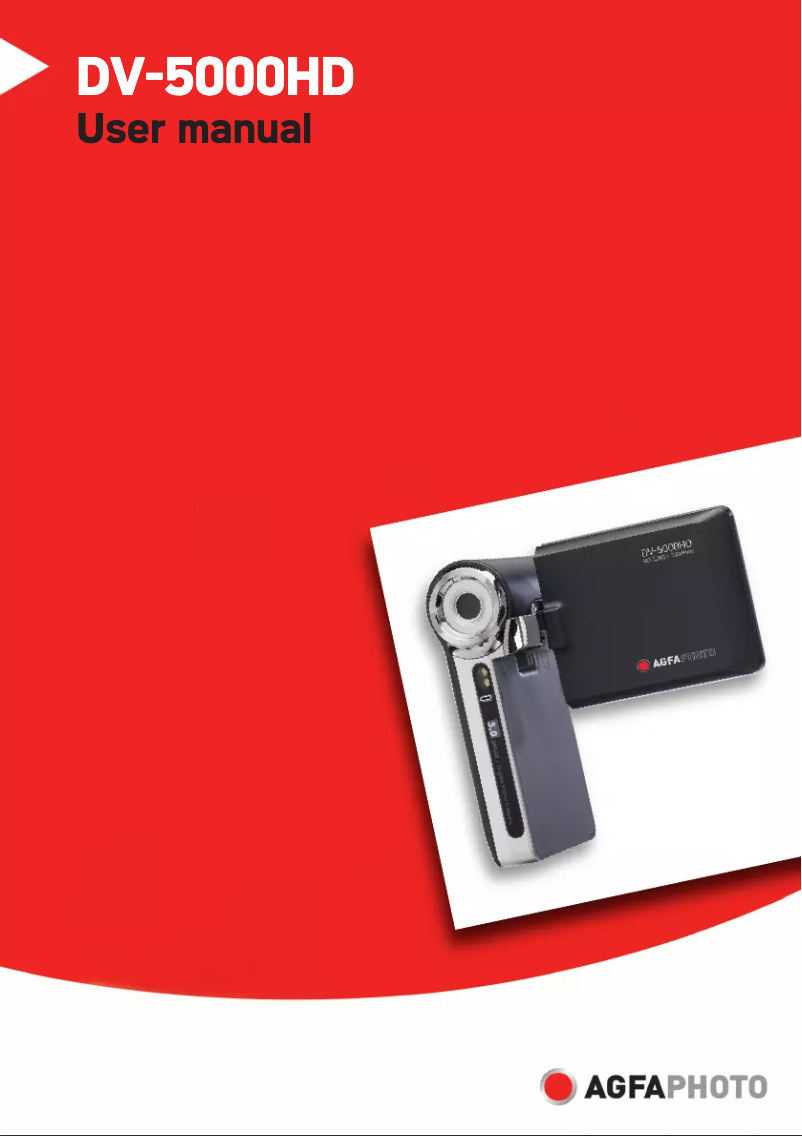 First page image of the manual for DV-5000HD