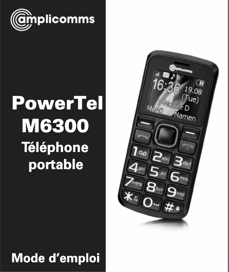 First page image of the manual for PowerTel M6300