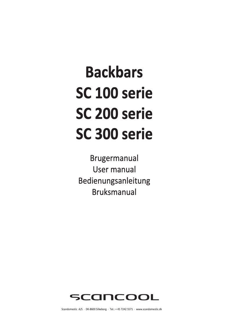 First page image of the manual for SC 131 HE