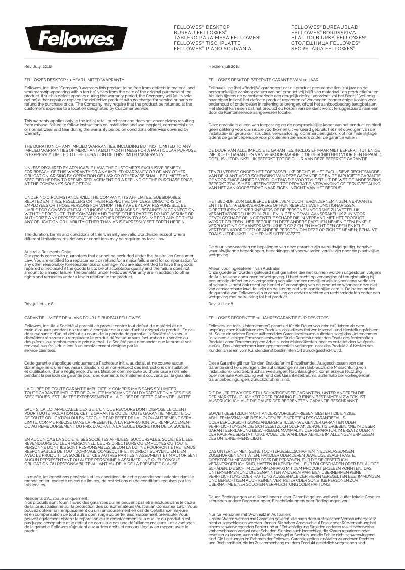 First page image of the manual for Desktop