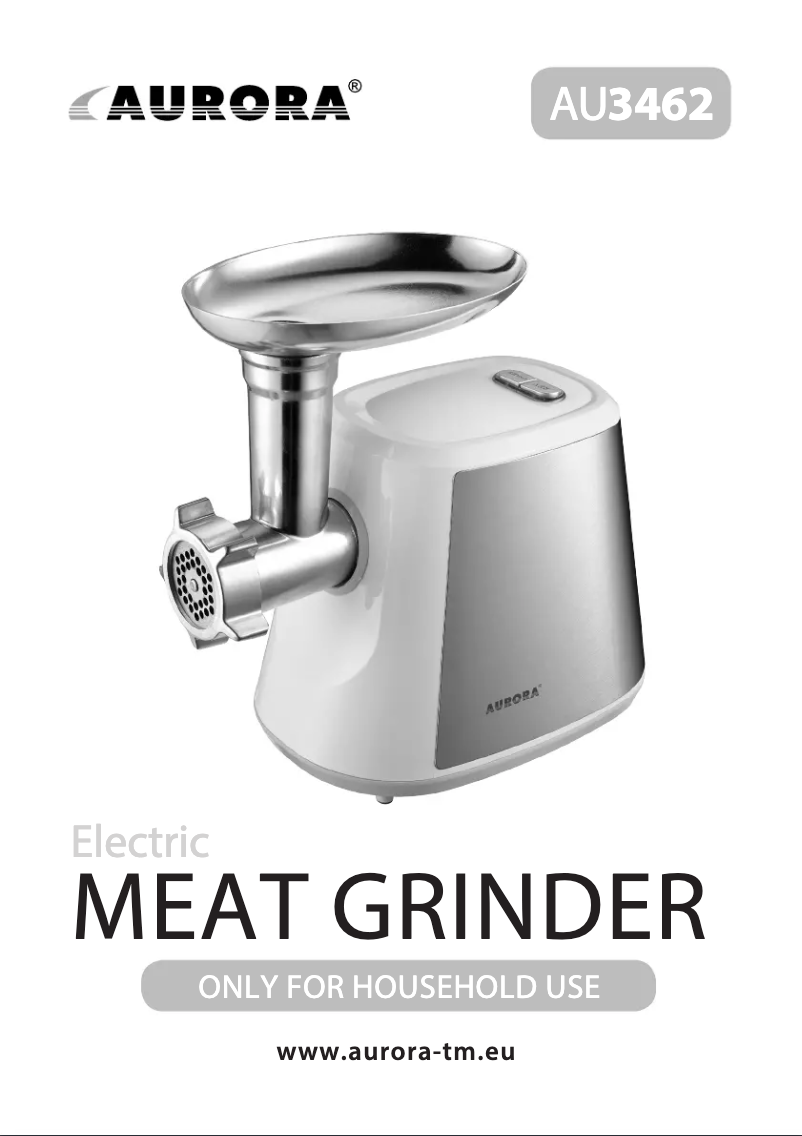 First page image of the manual for AU3462