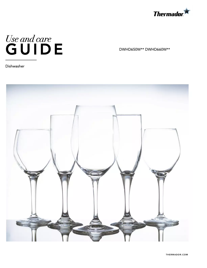 First page image of the manual for DWHD660WFM