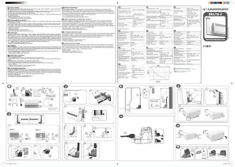 First page image of the manual for Delta