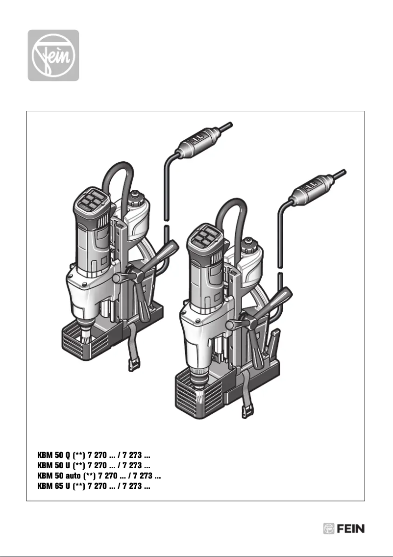 First page image of the manual for KBM 65 UQW
