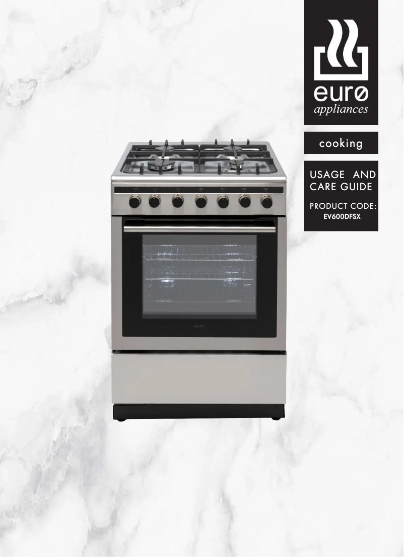 Page 1 of the manual User Manual Euro Appliances EV600DFSX