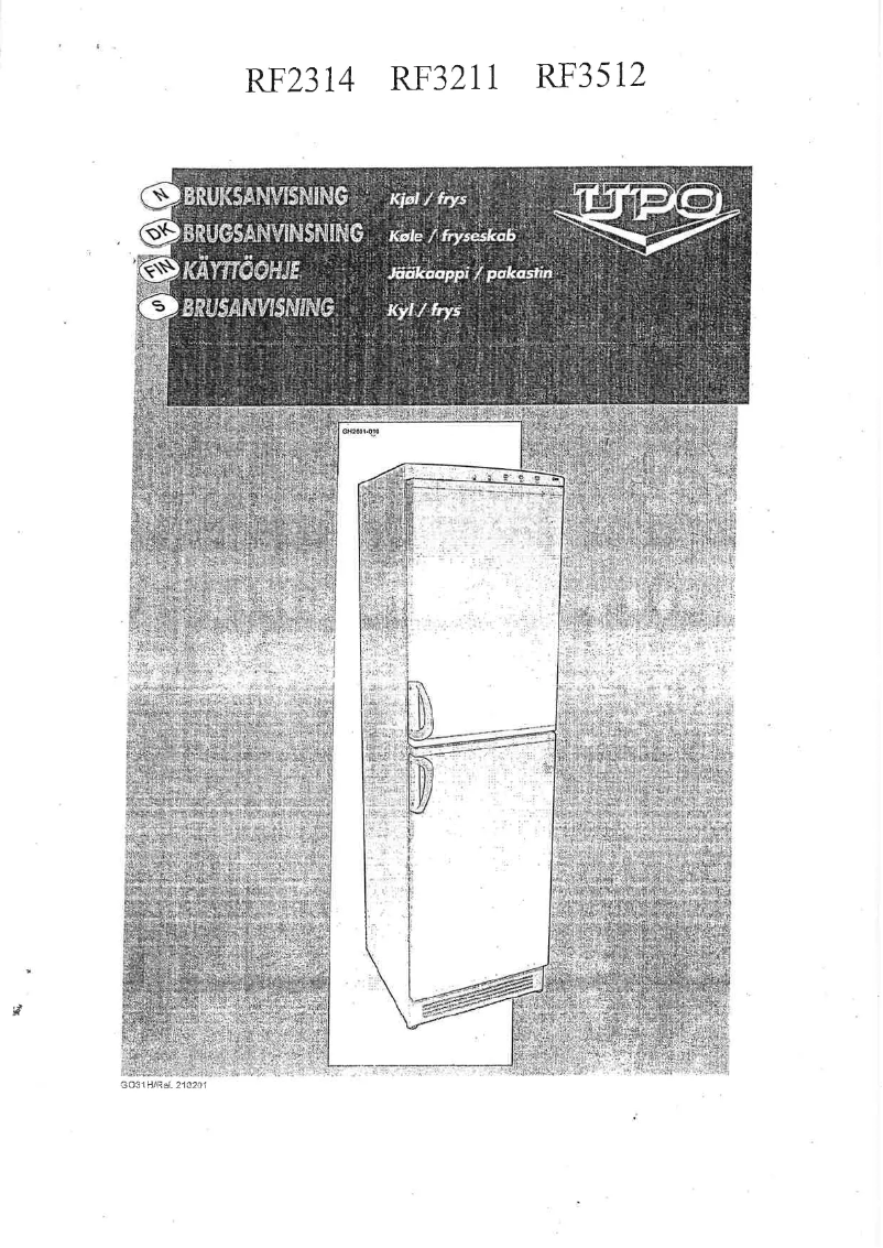 First page image of the manual for RF3211