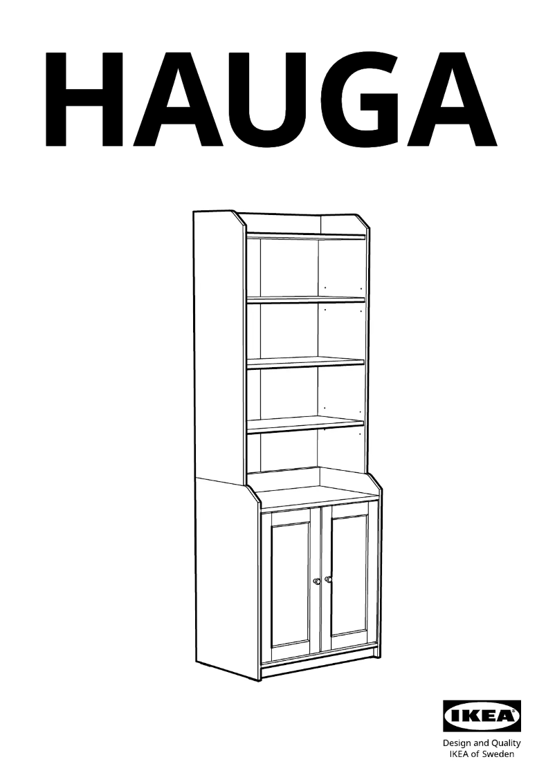 First page image of the manual for HAUGA 304.150.60