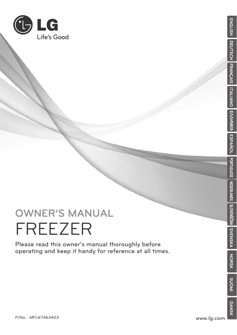 Page 1 of the manual User Manual LG GF5137AEHZ