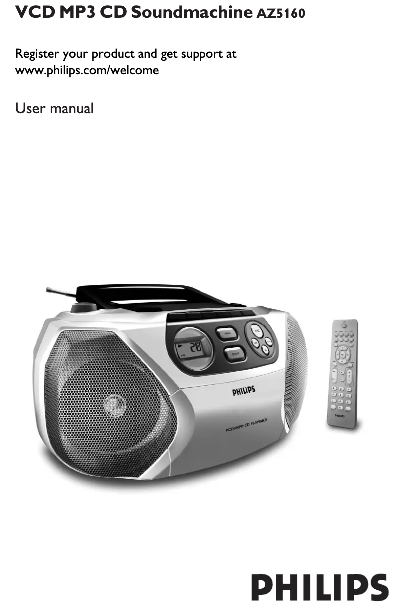 First page image of the manual for AZ5160