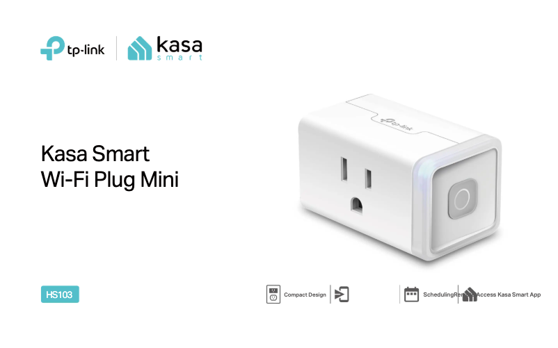 First page image of the manual for Kasa HS103