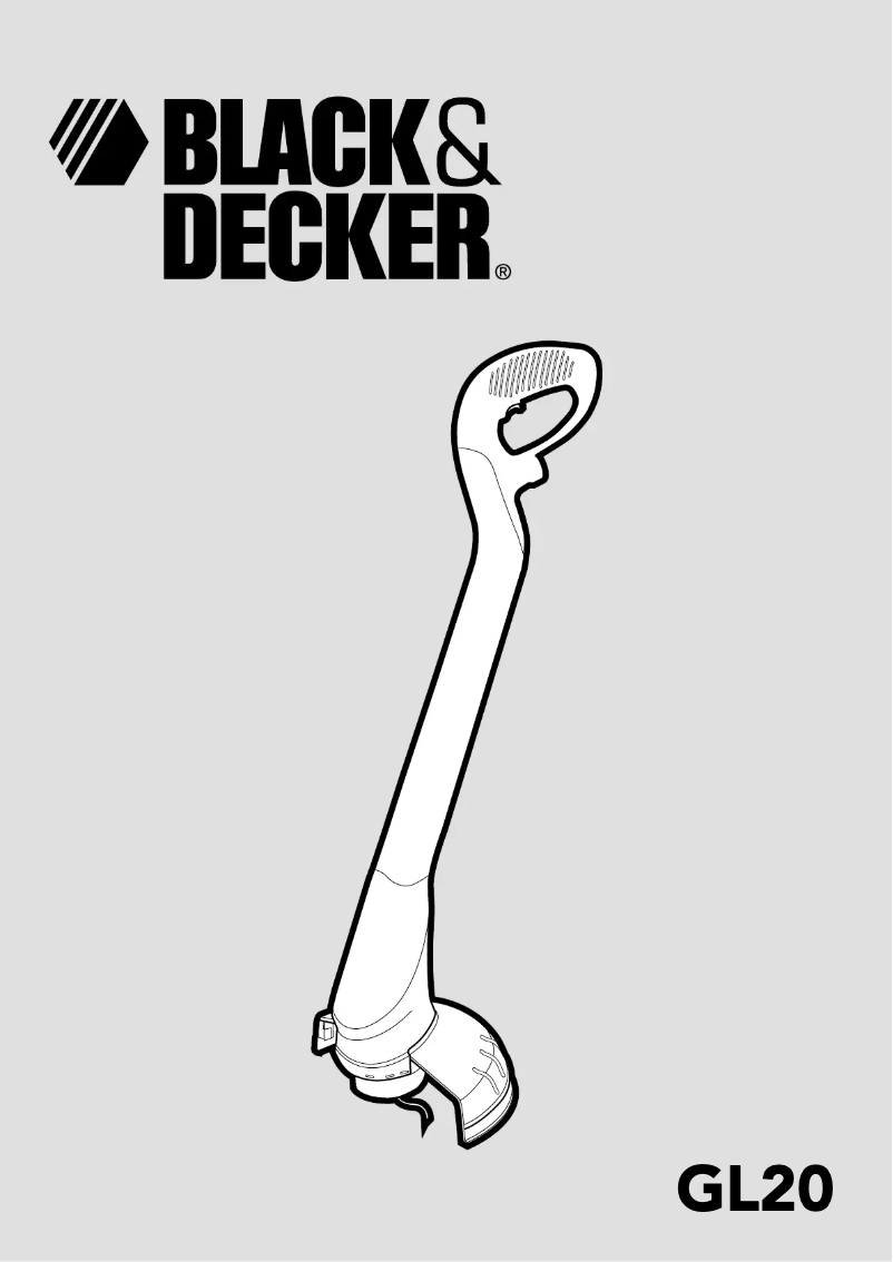 Page 1 of the manual User Manual Black & Decker GL20