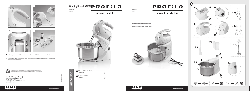 Page 1 of the manual User Manual Profilo MKS4820B