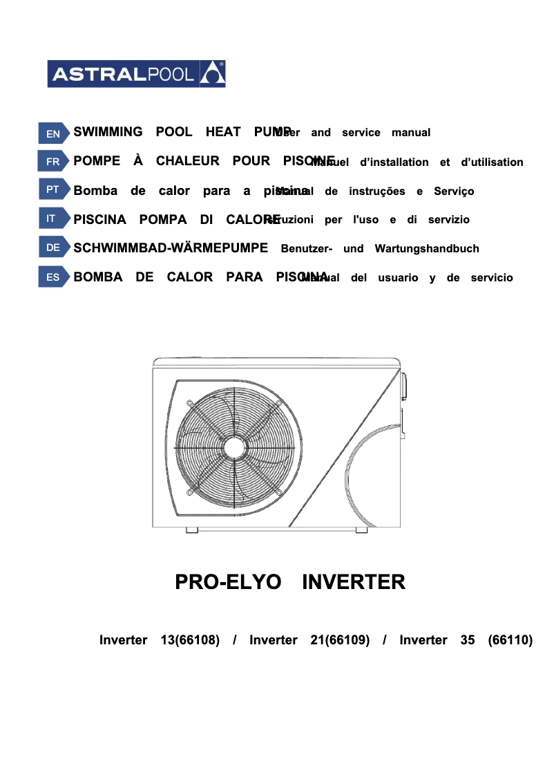 First page image of the manual for Pro-Elyo Inverter
