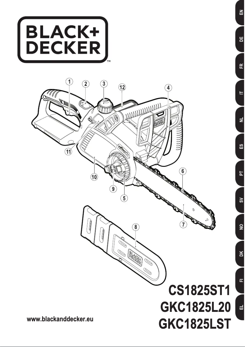 First page image of the manual for CS1825ST1