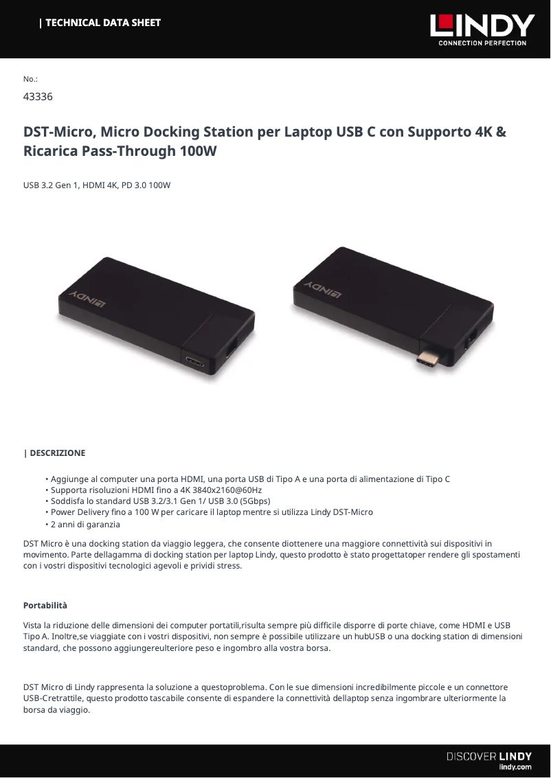 First page image of the manual for 43336