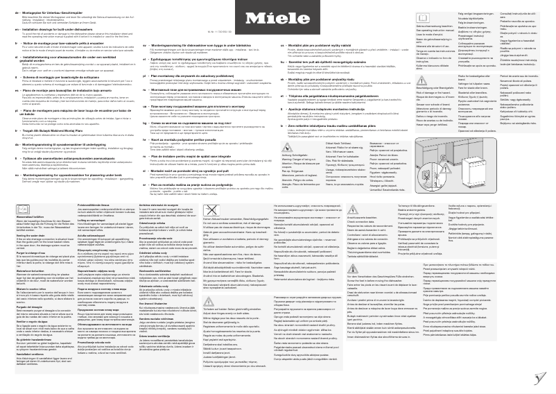 Page 1 of the manual User Manual Miele G 7113 SCU AutoDos