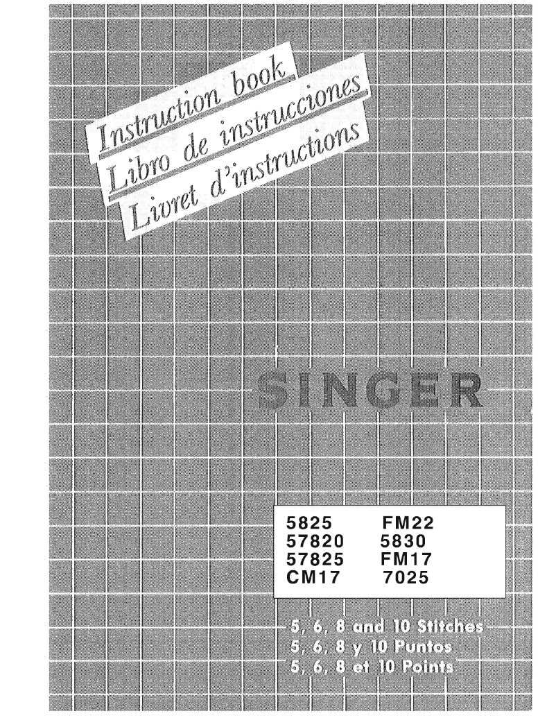 Page 1 of the manual User Manual Singer FM17