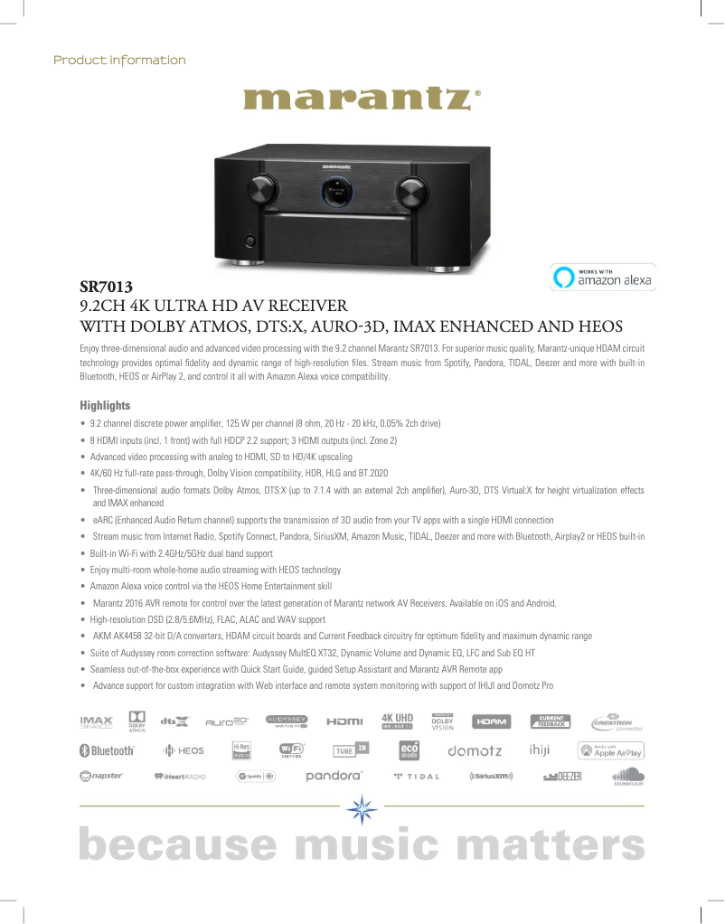 First page image of the manual for SR7013