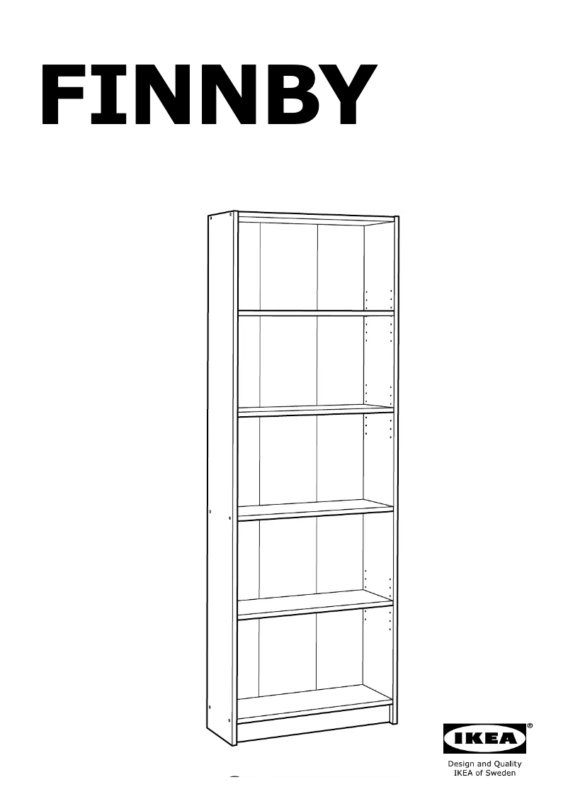 Page 1 of the manual Instructions / Assembly Ikea FINNBY