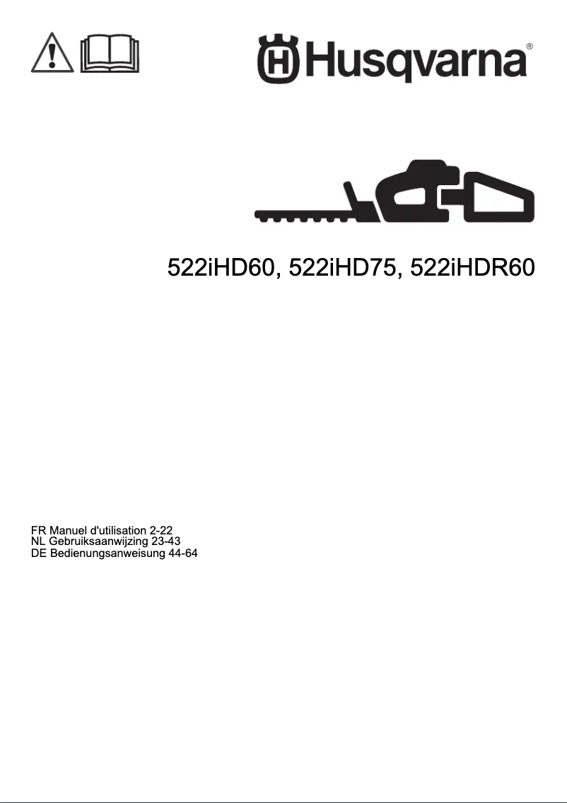 First page image of the manual for 522iHD75