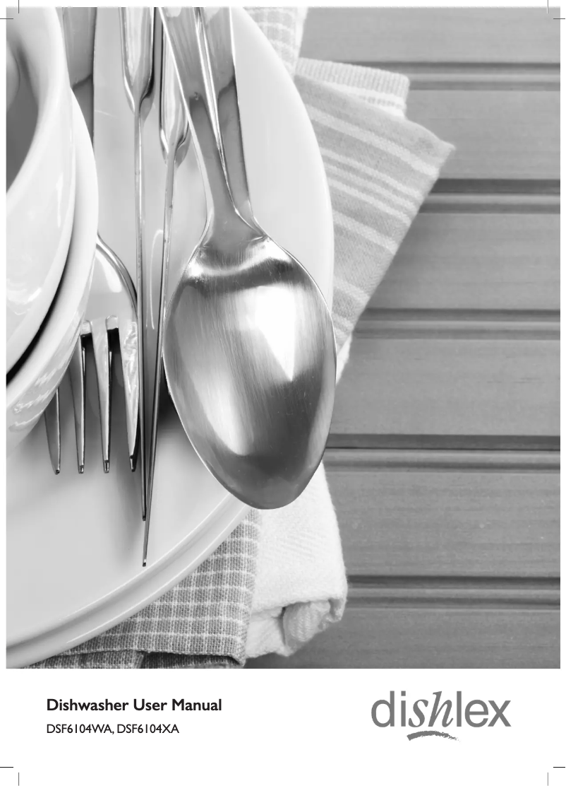 Page 1 of the manual User Manual Dishlex DSF6104WA