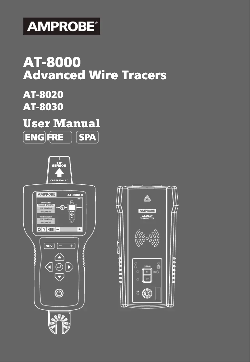 First page image of the manual for AT-8030