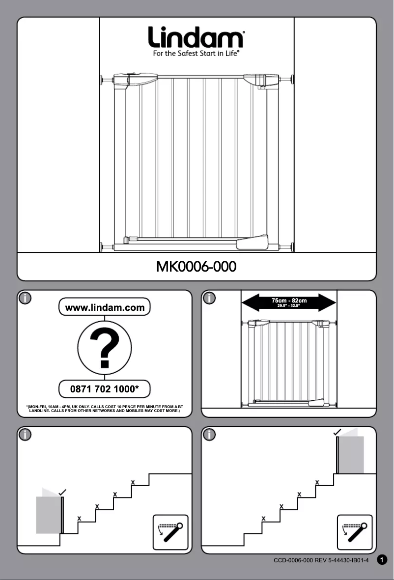 First page image of the manual for Sure Shut Orto