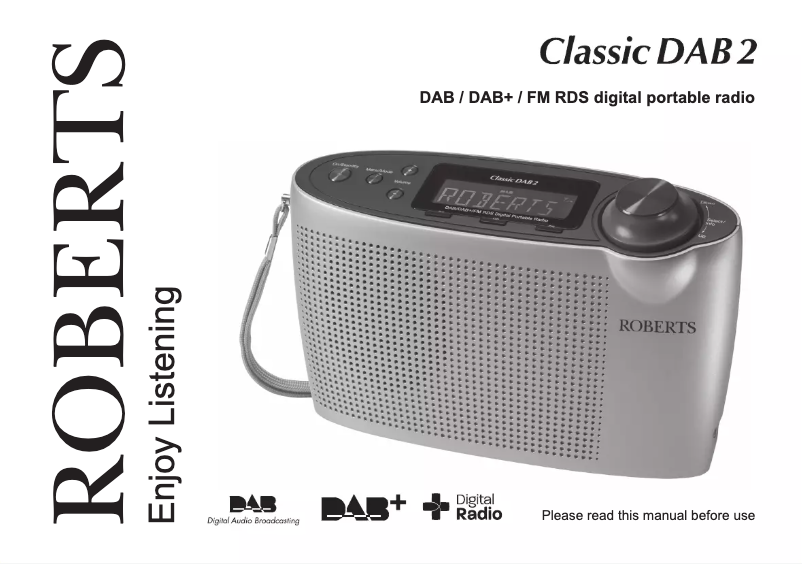 Page 1 of the manual User Manual Roberts ClassicDAB2