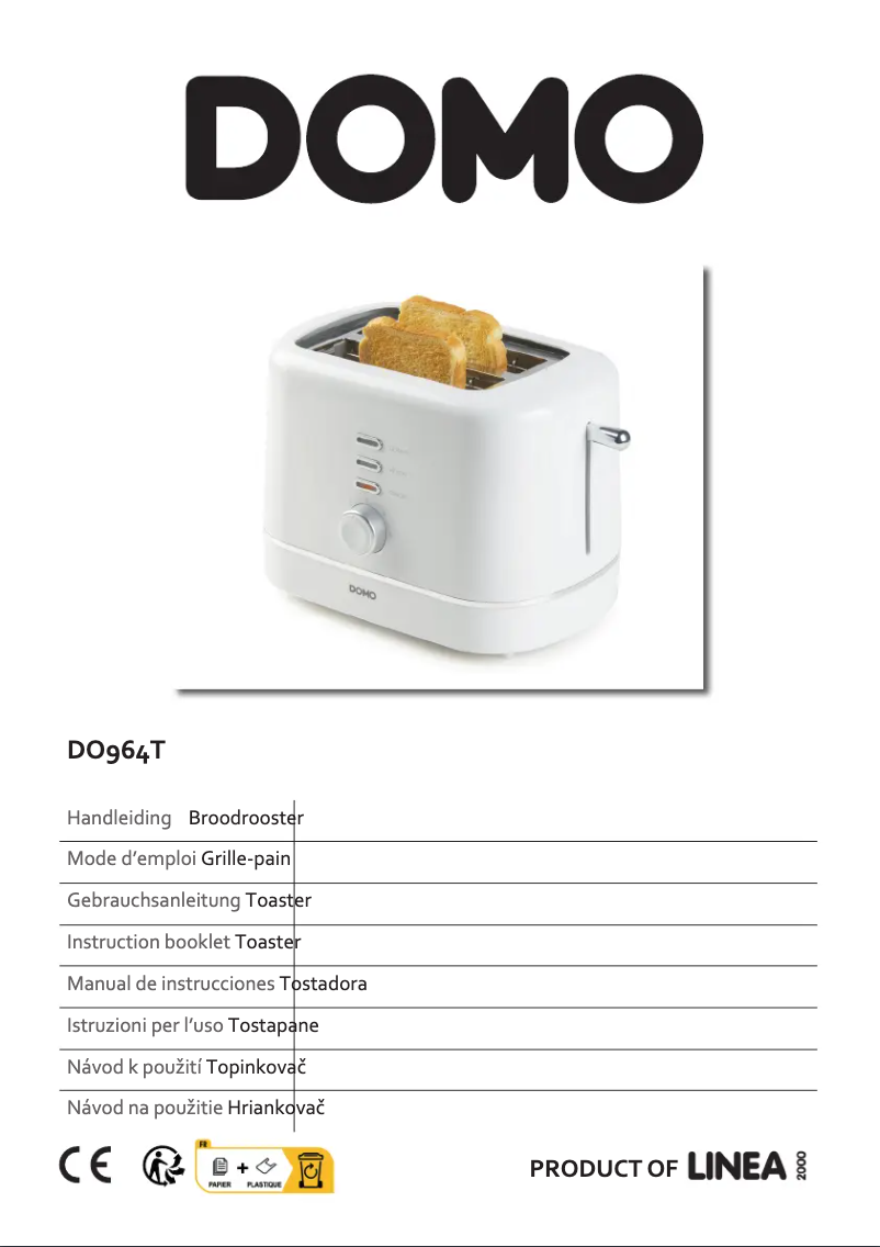 Page 1 of the manual User Manual Domo DO964T