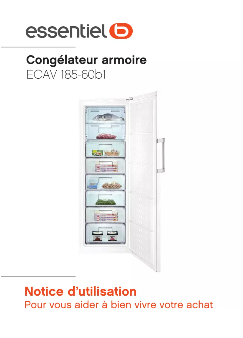 First page image of the manual for ECAV 185-60b1