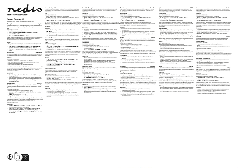 First page image of the manual for CLSN110BU